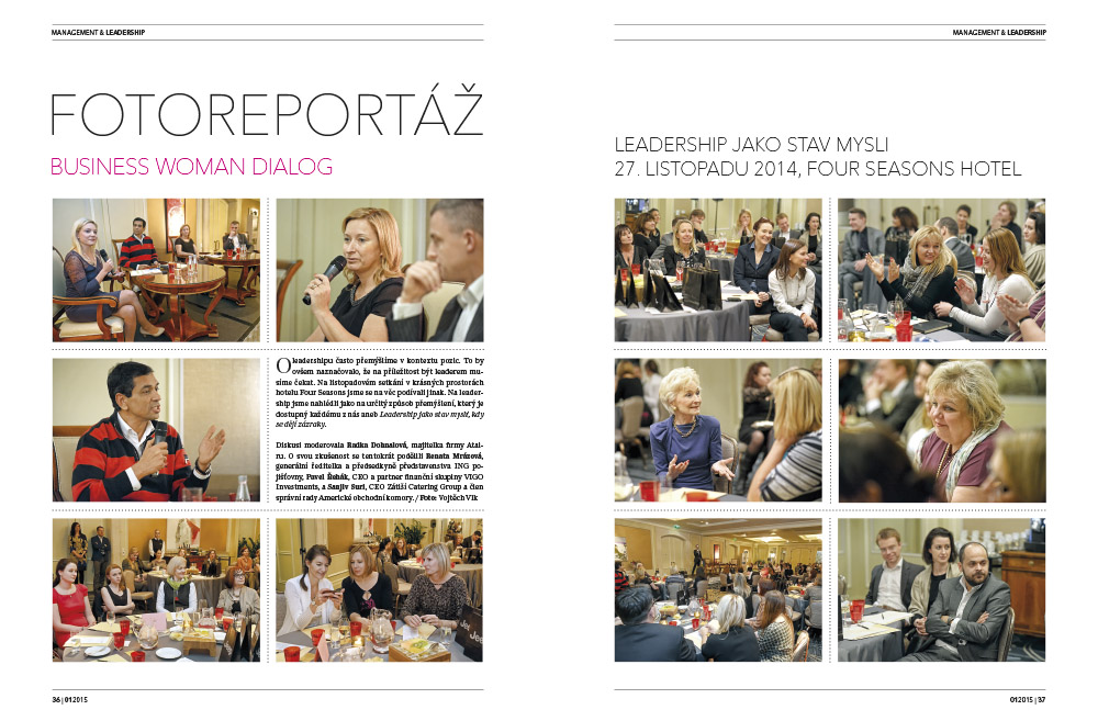 Fotoreport Business Woman Dialog: Leadership jako stav mysli<