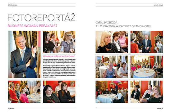 Fotoreport Business Woman Breakfast: Cyril Svoboda